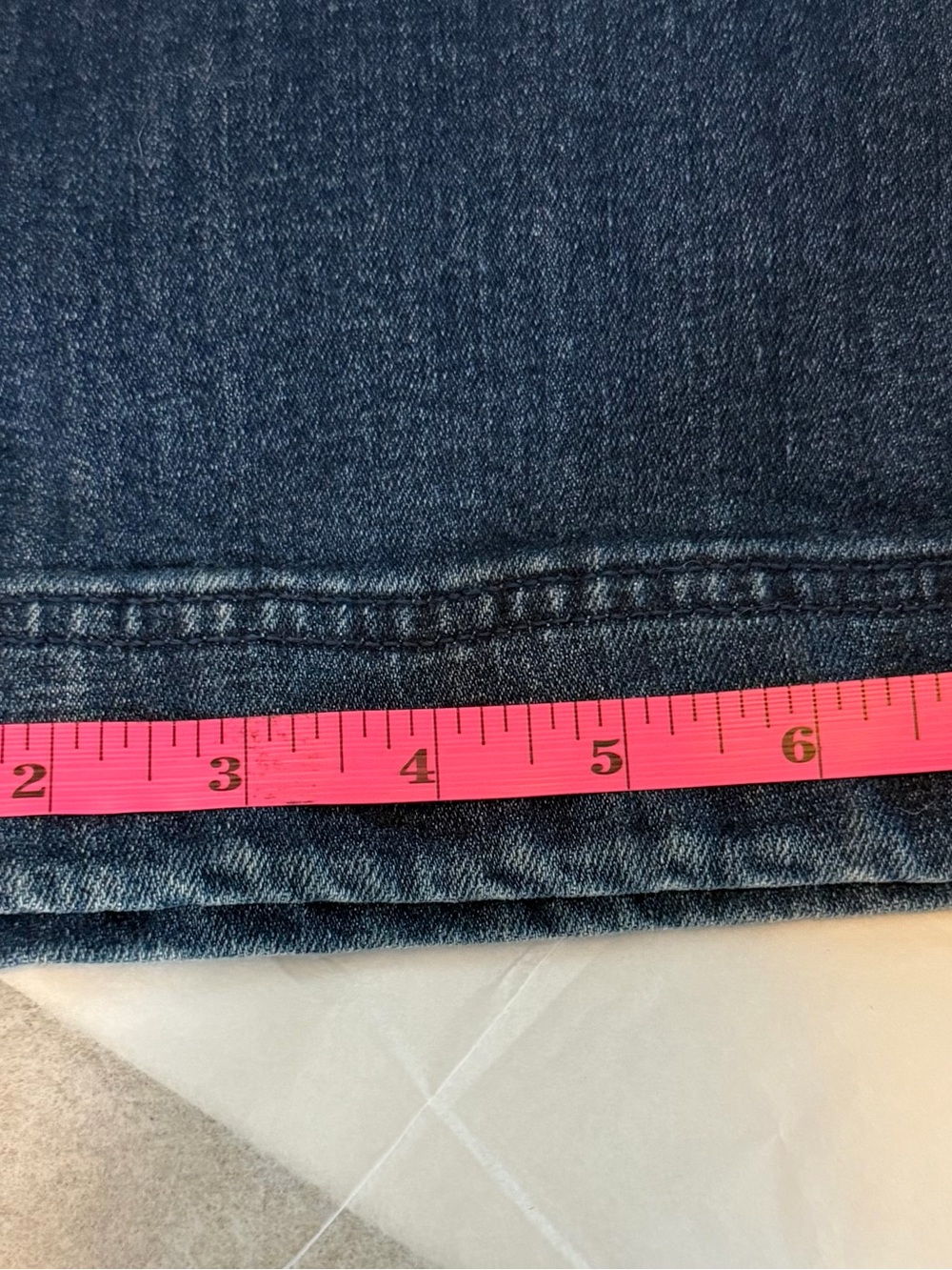 Talbots Blue Wide-Leg Jeans with Front Patch Pockets - Picture 9 of 11